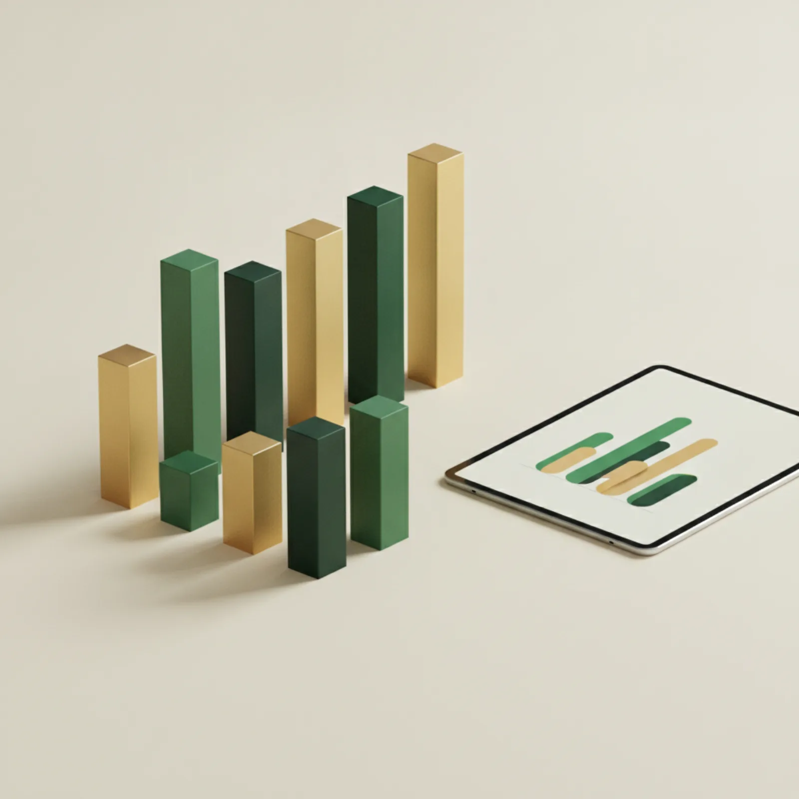 Advisors reviewing benchmarking data at a conference table